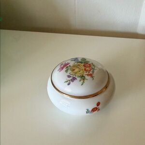 Floral Porcelain Trinket Box